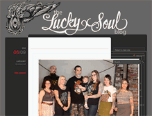 Tablet Screenshot of blog.luckysoultattoo.com